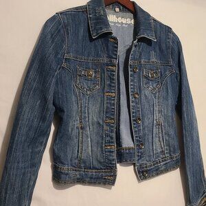 Jean jacket Size M Dark Wash